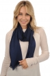 Cashmere & Silk ladies scarves mufflers scarva dark navy 170x25cm